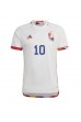België Eden Hazard #10 Voetbaltruitje Uit tenue WK 2022 Korte Mouw
